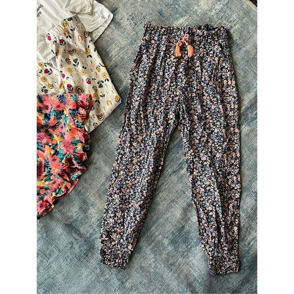 Justice Primark Girls Clothing Mini Lot Long Sleeve Tee Pants Shorts Size 7 - 8 - Picture 2 of 12